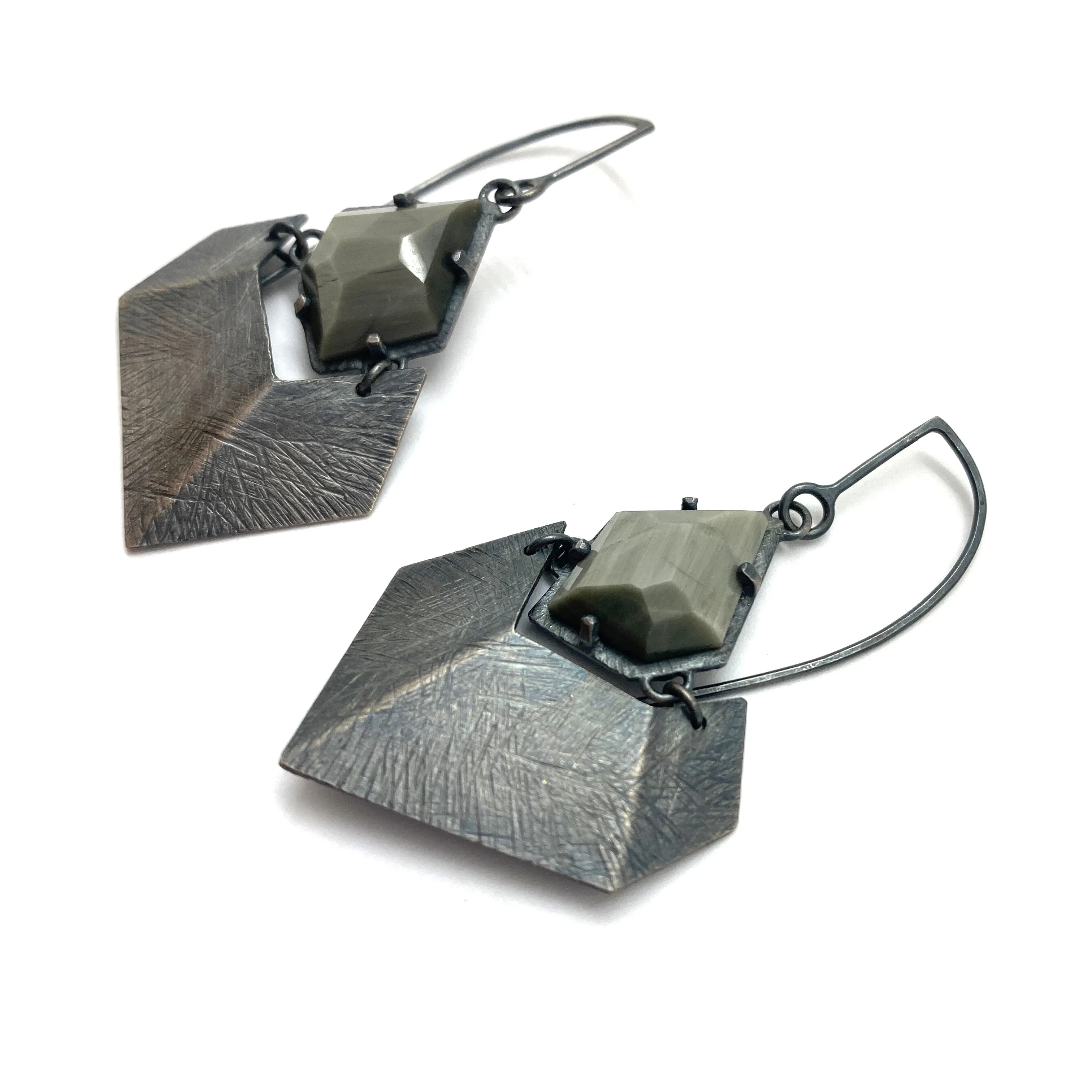 Chatoyant Quartz Earrings