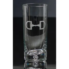 Cheval Etched Crystal Equestrian High Ball Glasses (set of 4) by Julie Wear