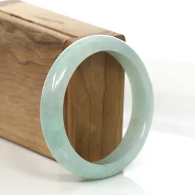 Classic Green Natural Burmese Jadeite Jade Bangle (56.74 mm) #739