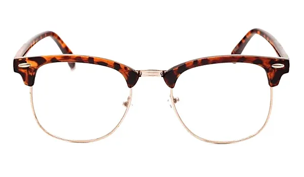 Classy Men Clear Tortoise Glasses