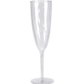 Clear Plastic Champagne Glasses 8ct 6oz