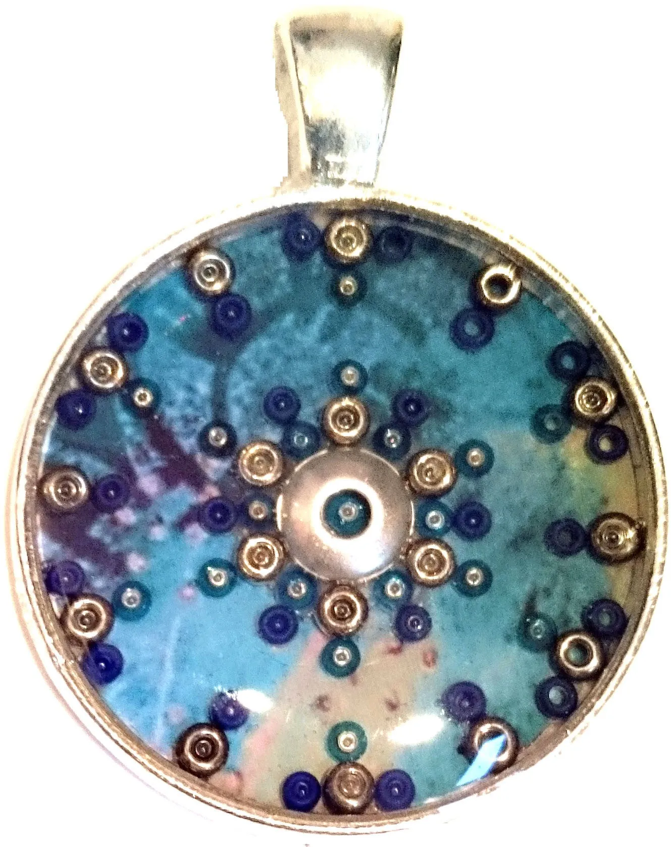 Coast - silver plated pendant and necklace