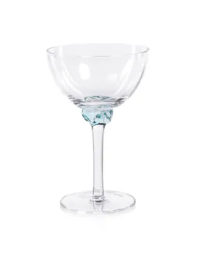 Colette Martini/Cocktail Optic Glass - Azure Blue