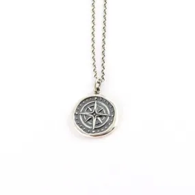Compass Wax Seal Necklace
