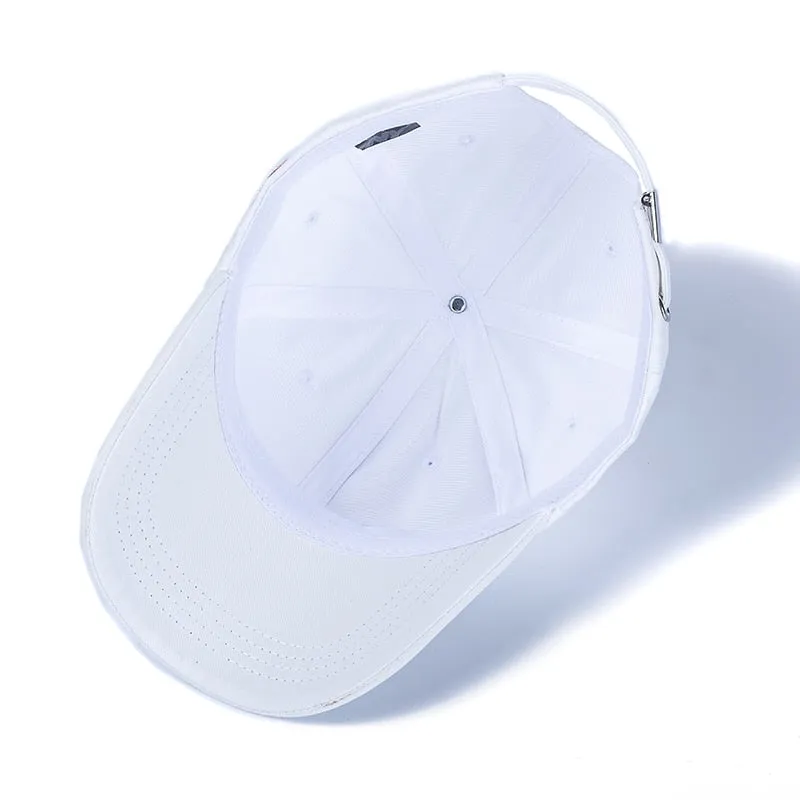 Cotton Cap For Women Men Fashion NY Embroidered Baseball Cap Red Letters Plain Style Adjustable Outdoor Streetwear Hat Cap