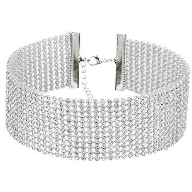 Crystal Rhinestone Choker