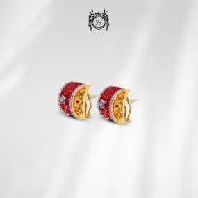 Curve Shaped Chetum Earrings