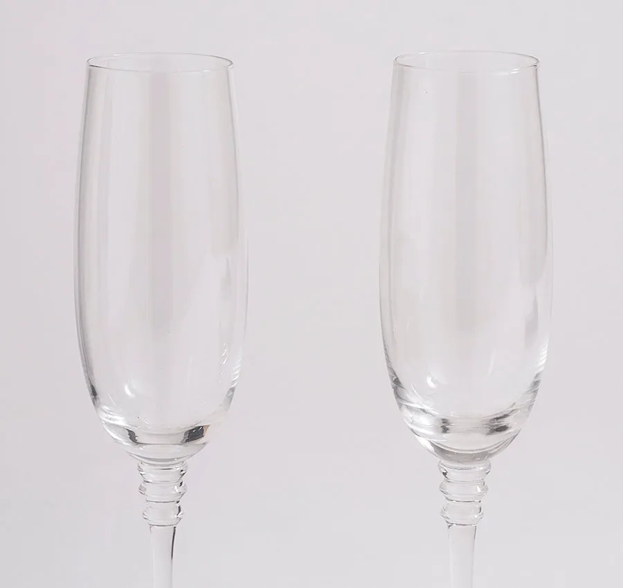 Custom Initial Wedding Toasting Glasses