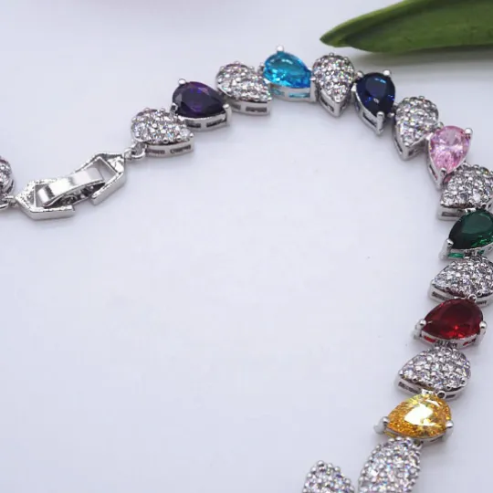 CZ Wedding Necklace Set