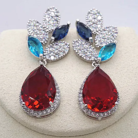 CZ Wedding Necklace Set