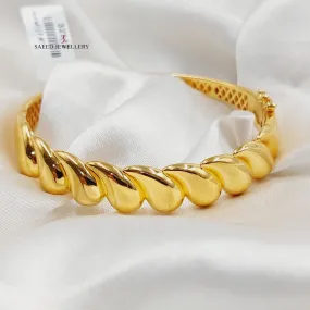 Deluxe Almond Bangle Bracelet