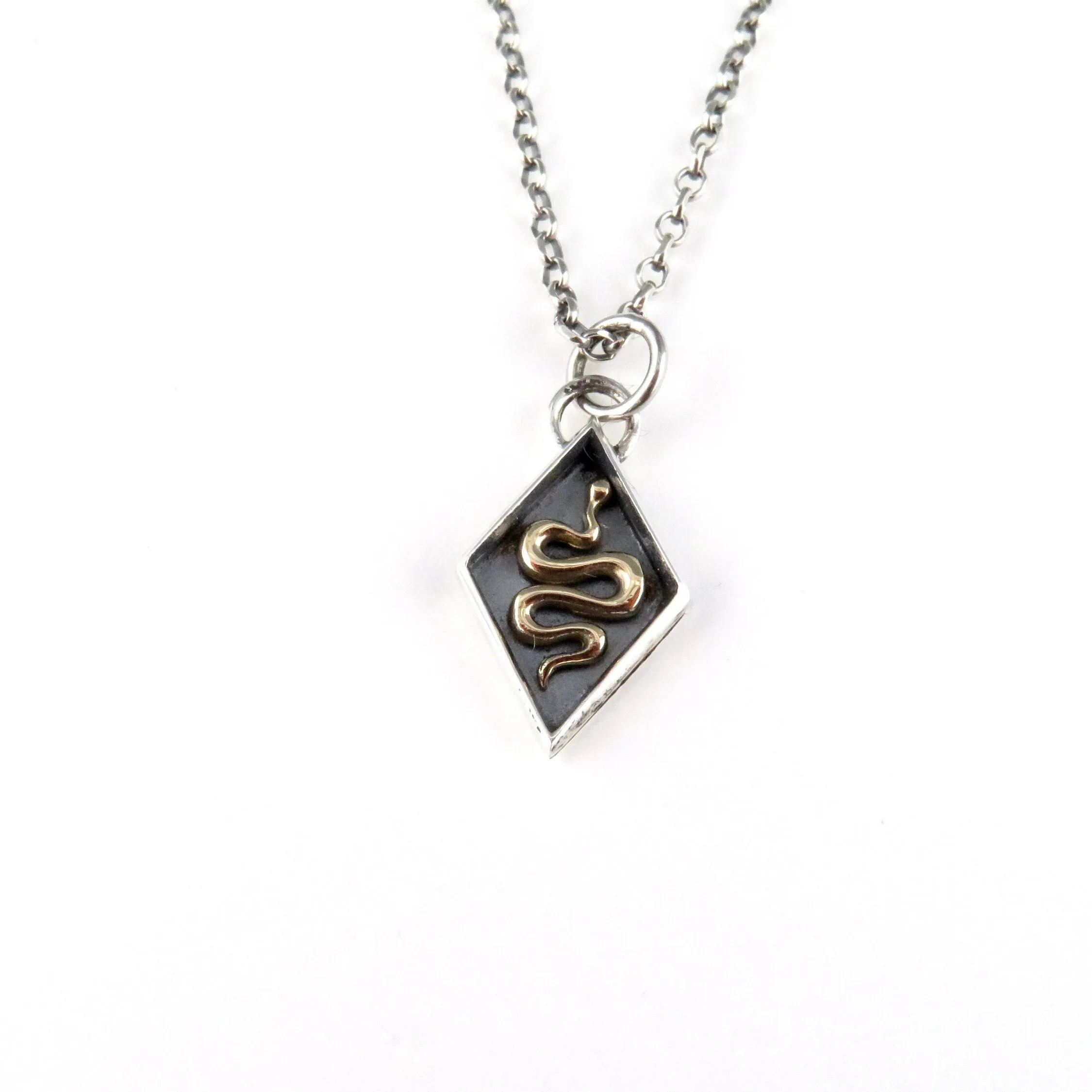 Diamond Shaped Snake Necklace