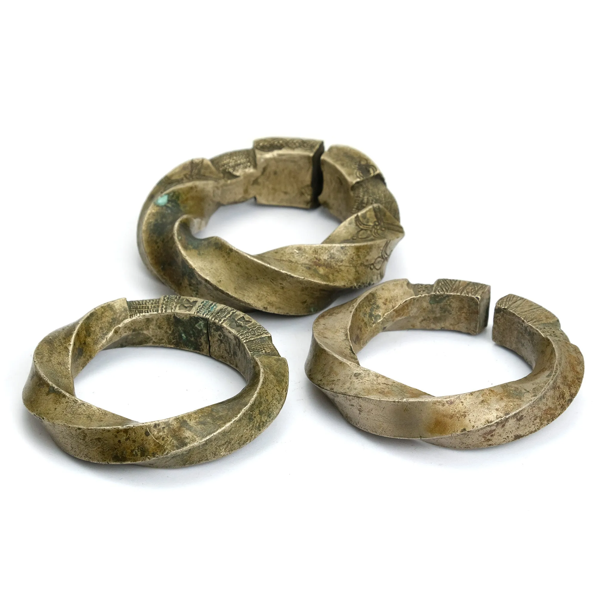 Djerma Spiraled Bangles Group from Nigeria