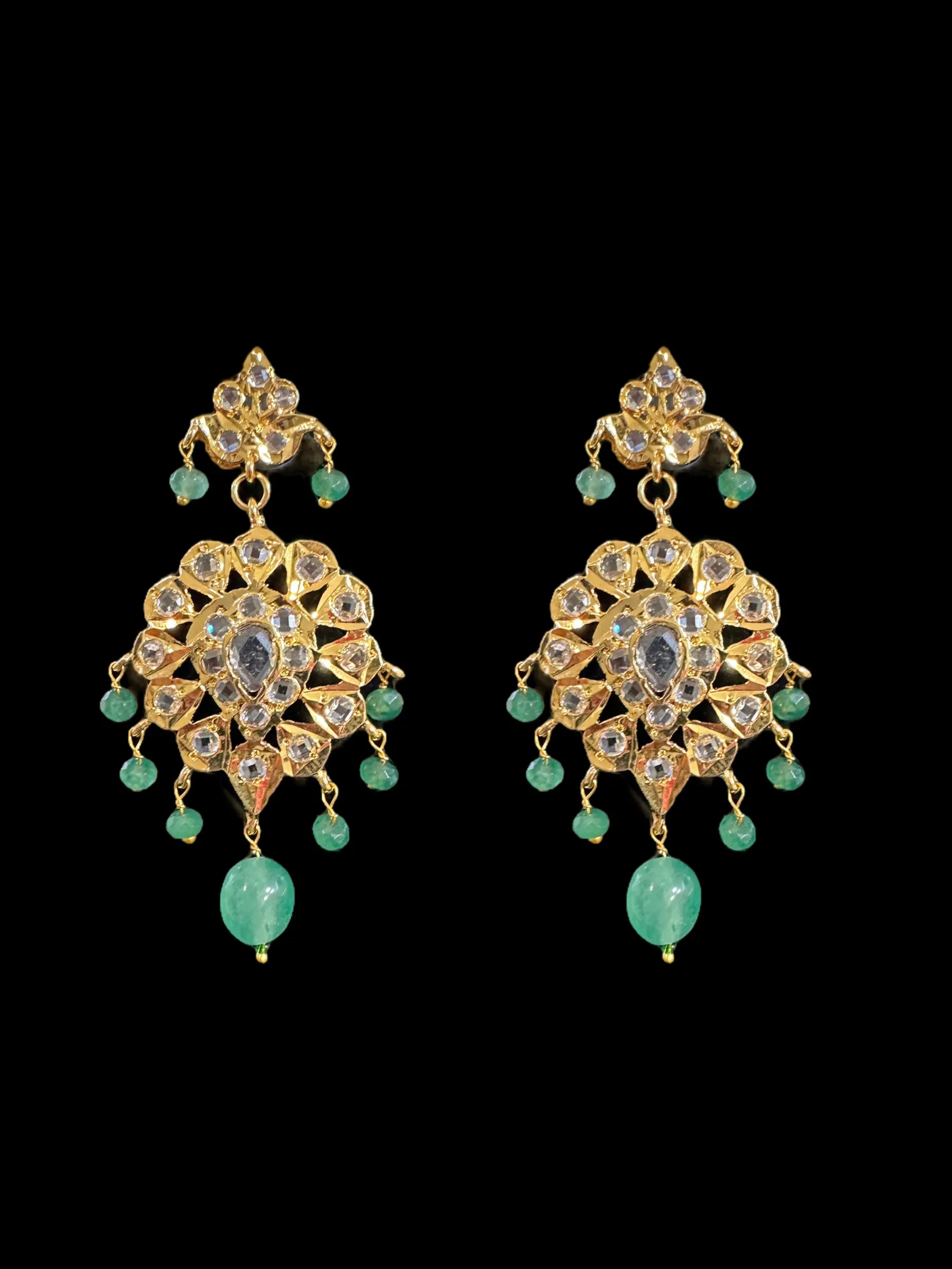 DLN46 ENESSA hyderabadi Rani haar with earrings ( SHIPS IN 4 WEEKS  )