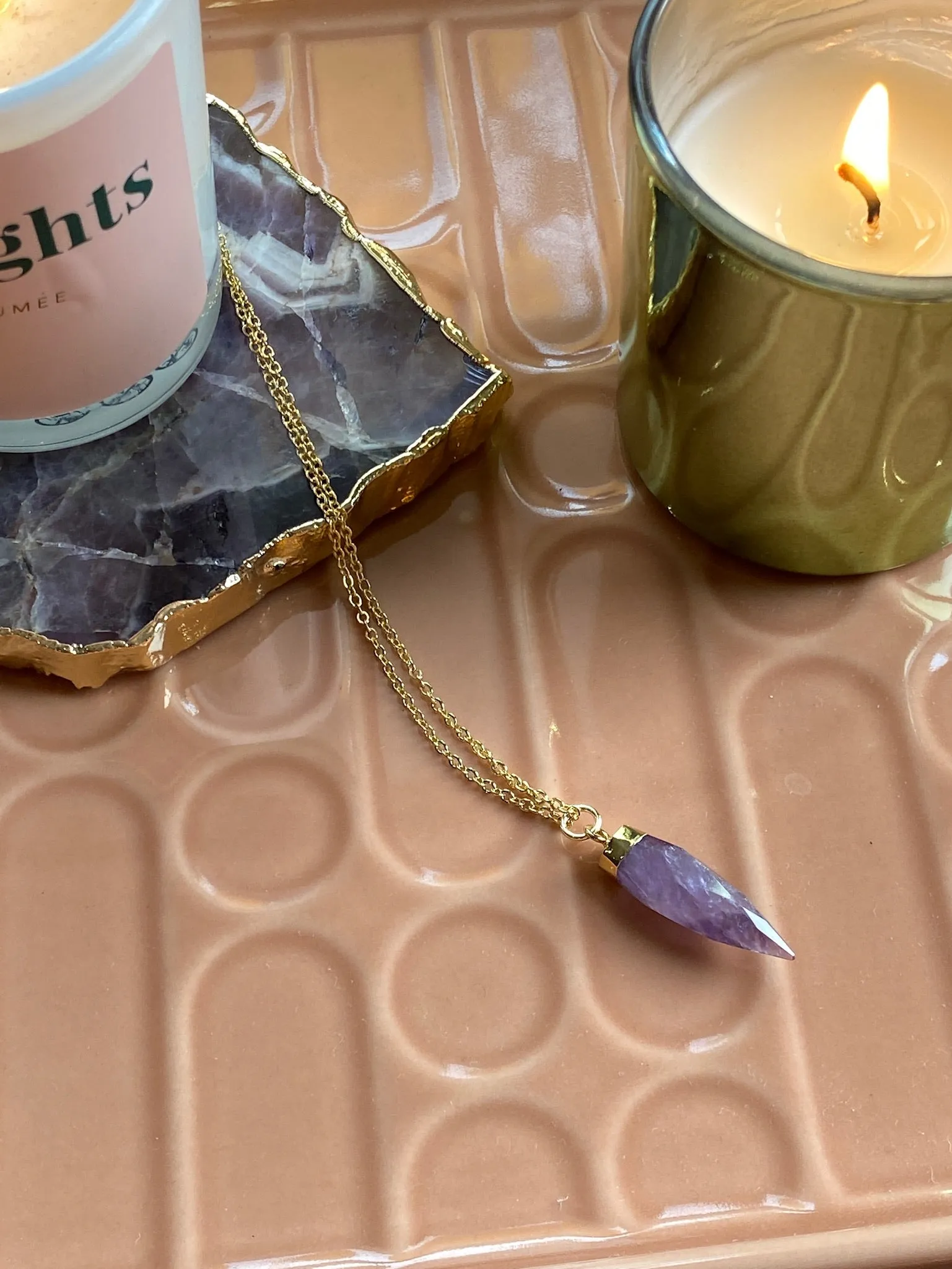 Durga Pendant | Amethyst