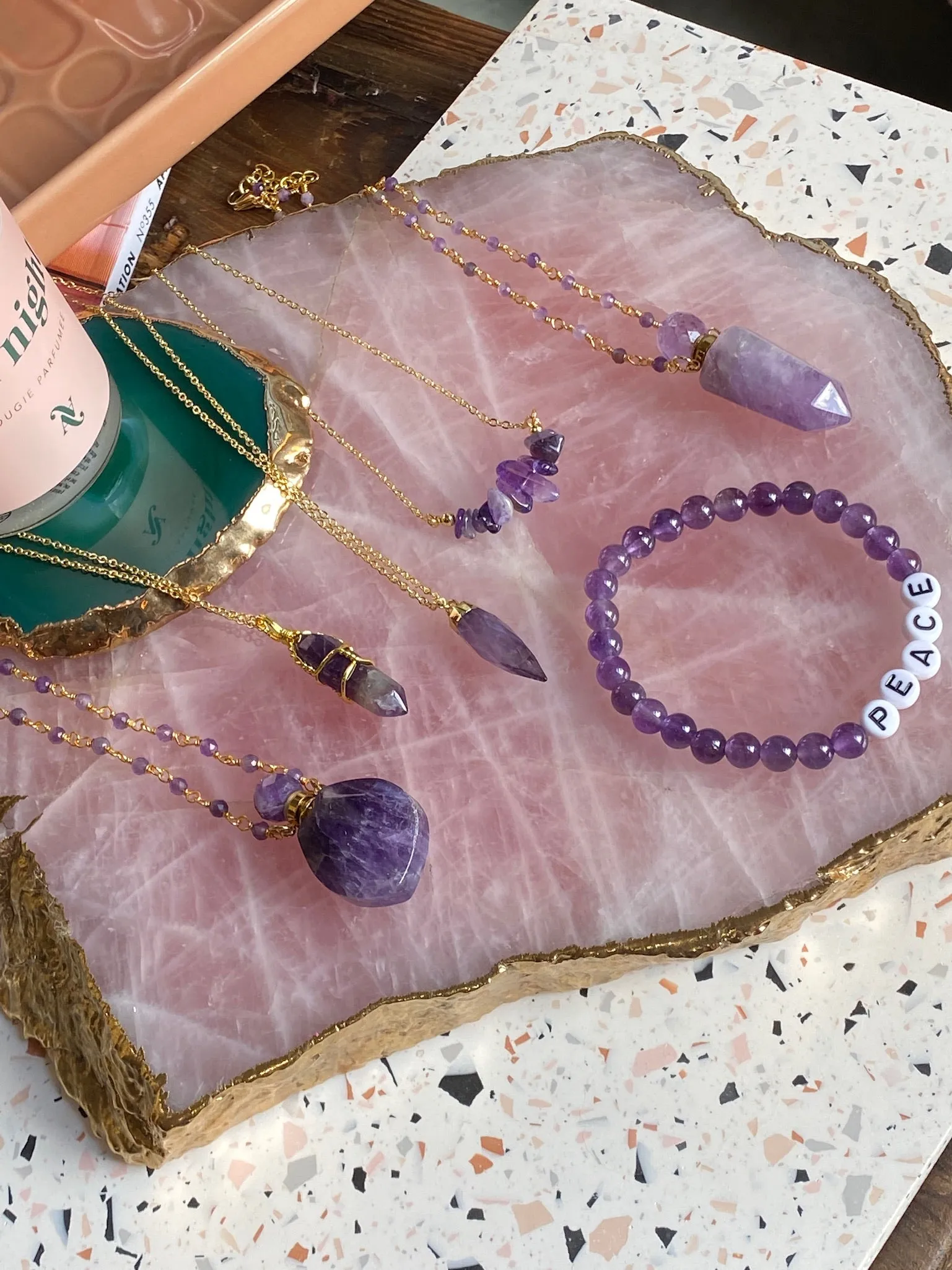Durga Pendant | Amethyst