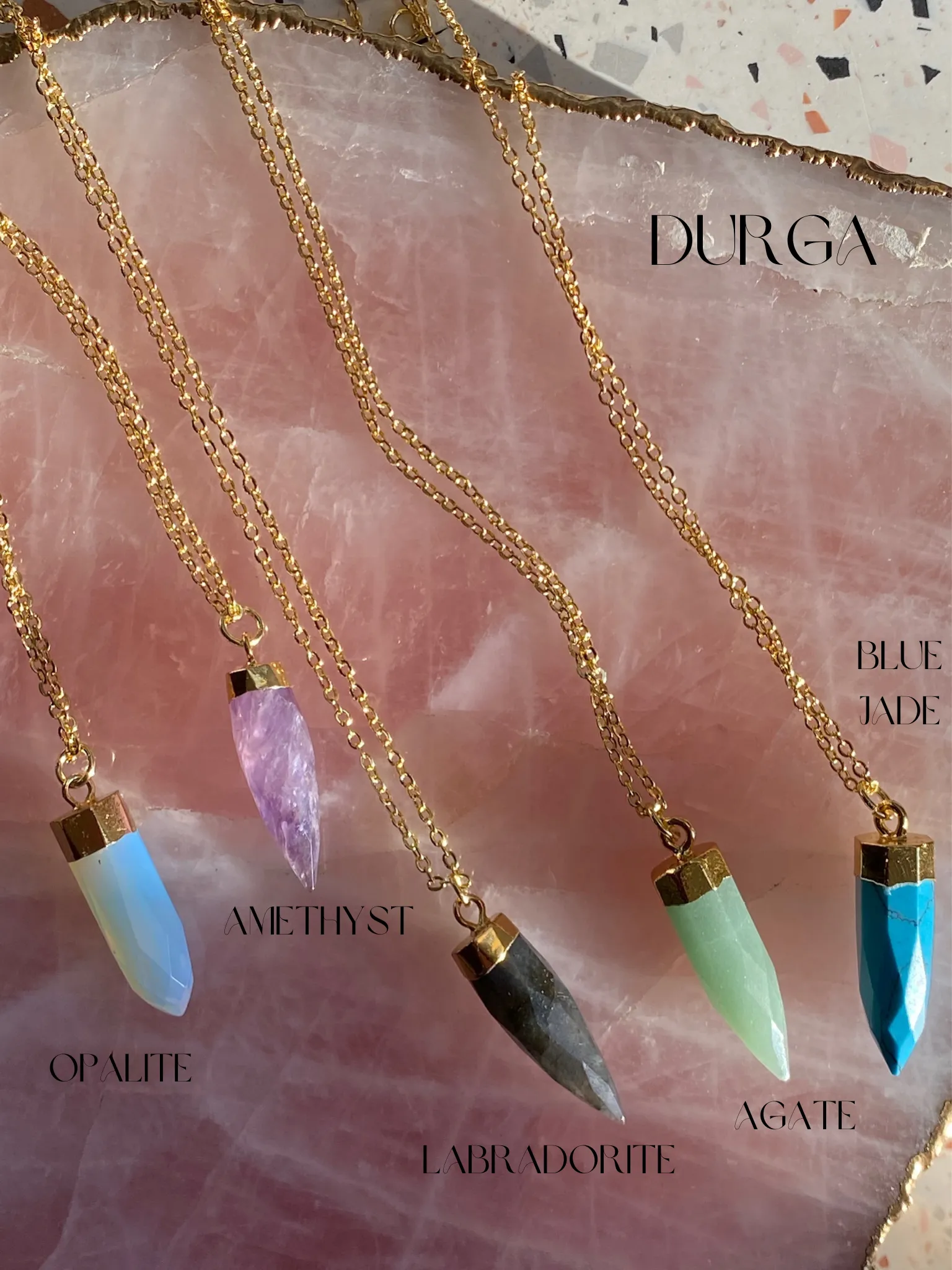 Durga Pendant | Amethyst