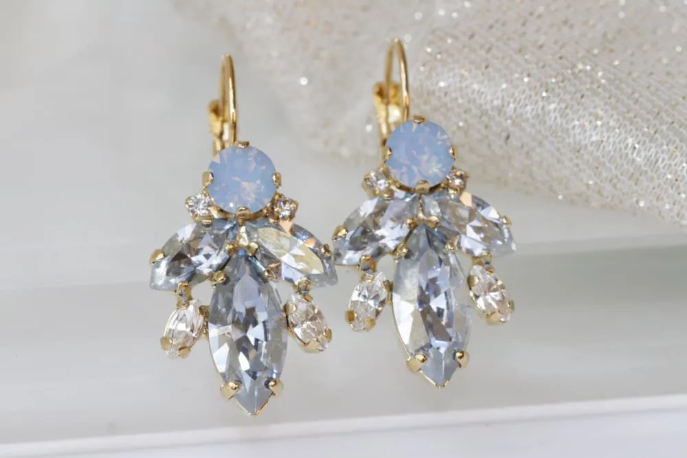 DUSTY BLUE EARRINGS