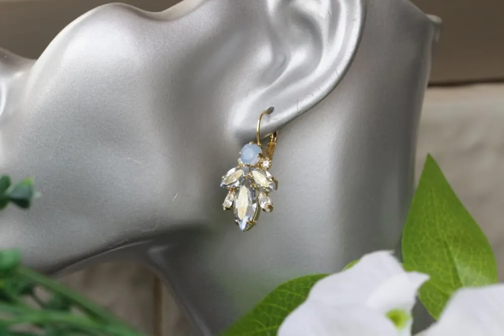 DUSTY BLUE EARRINGS