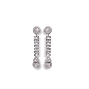Earrings in Cubic Zircons