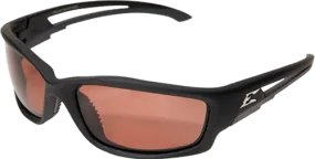 Edge Eyewear Kazbek TSK215 Black Frame Polarized Copper Driving Lens Glasses