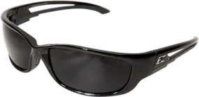 Edge Eyewear Kazbek XL GSK-XL116 Black Frame with Gasket Smoke Lens Glasses