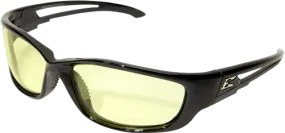 Edge Eyewear Kazbek XL SK-XL112  Black Frame Yellow Lens Glasses