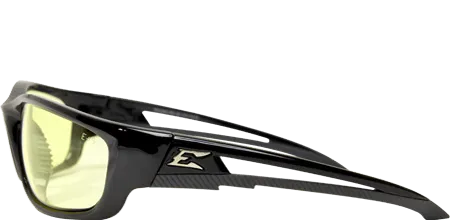 Edge Eyewear Kazbek XL SK-XL112  Black Frame Yellow Lens Glasses