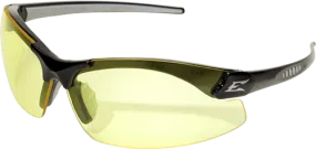 Edge Eyewear Zorge G2 DZ112-G2 Black Frame Yellow Lens Safety Glasses