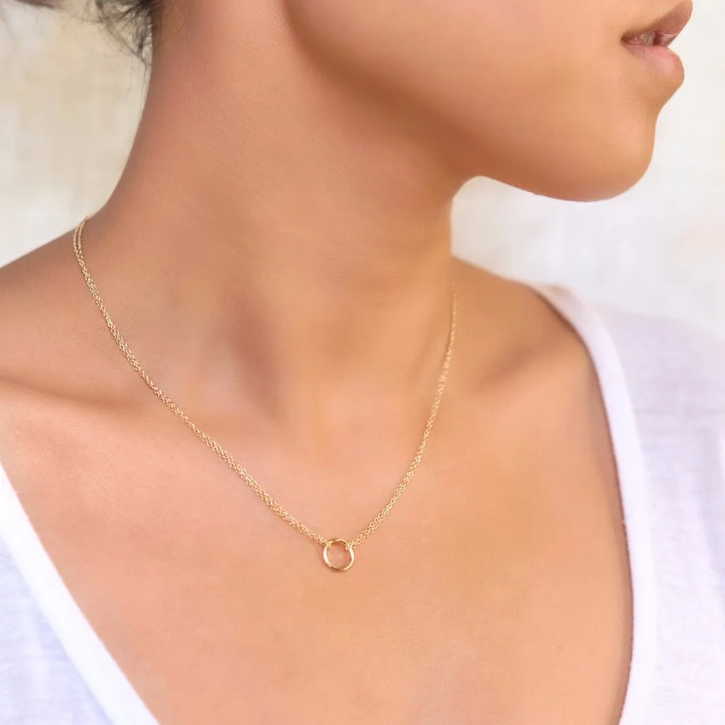 Eternity Circle Necklace