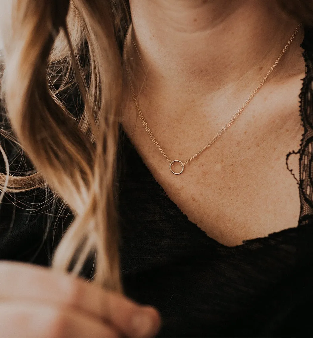 Eternity Circle Necklace