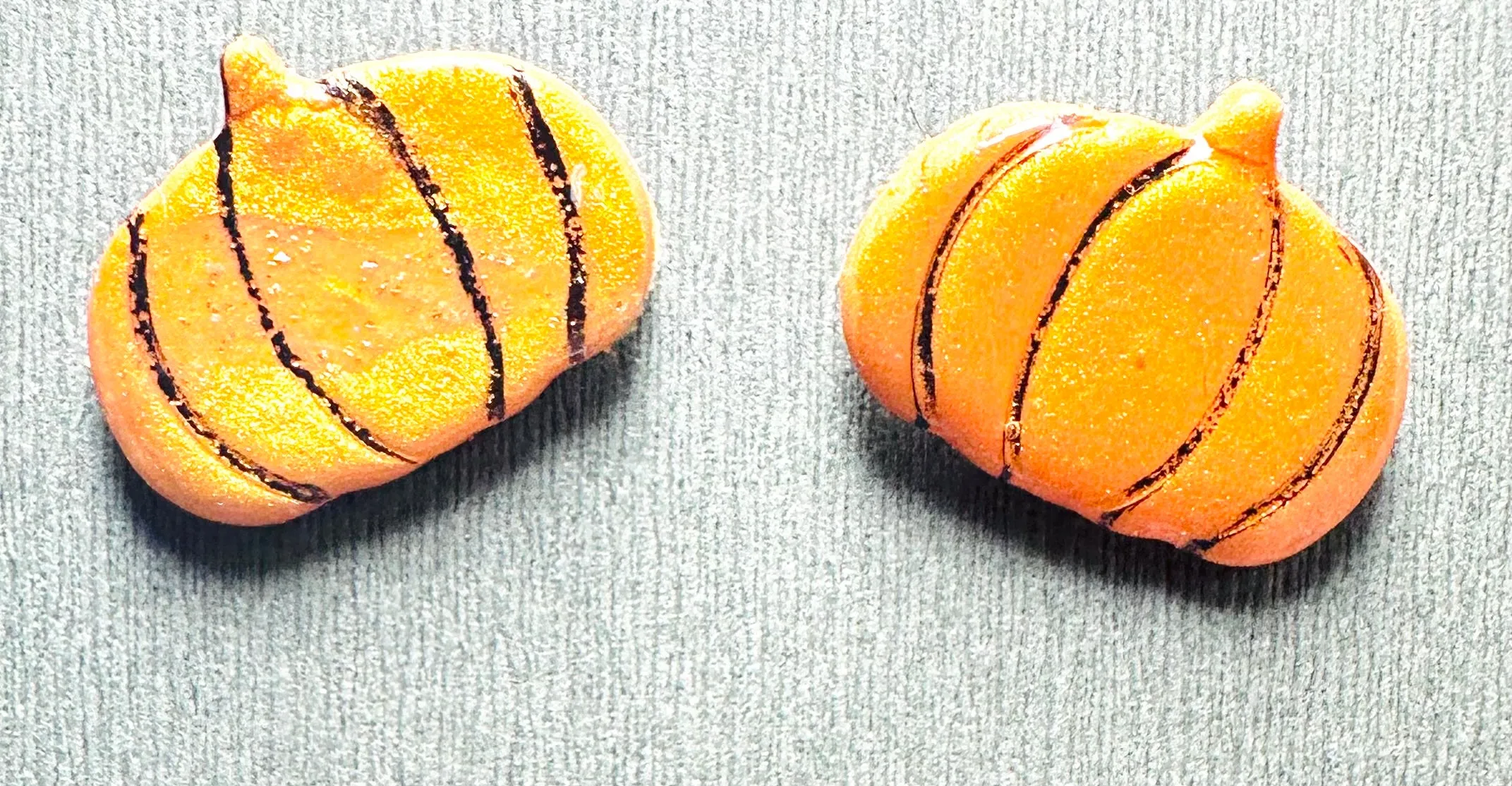 Fall Earrings Polymer Clay/ Pumpkin Earrings/ Leaf Earrings
