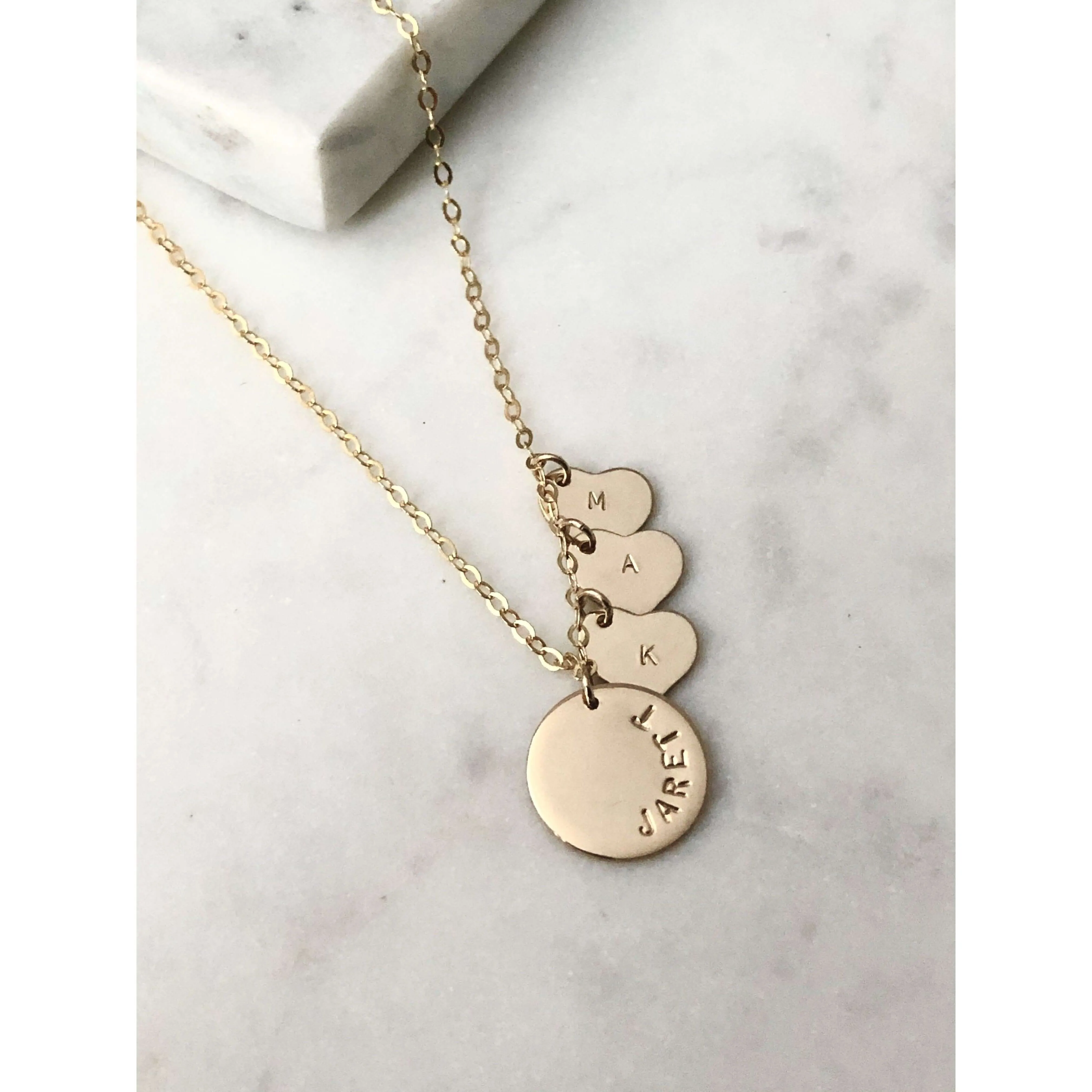 Family Heart Personalised Necklace
