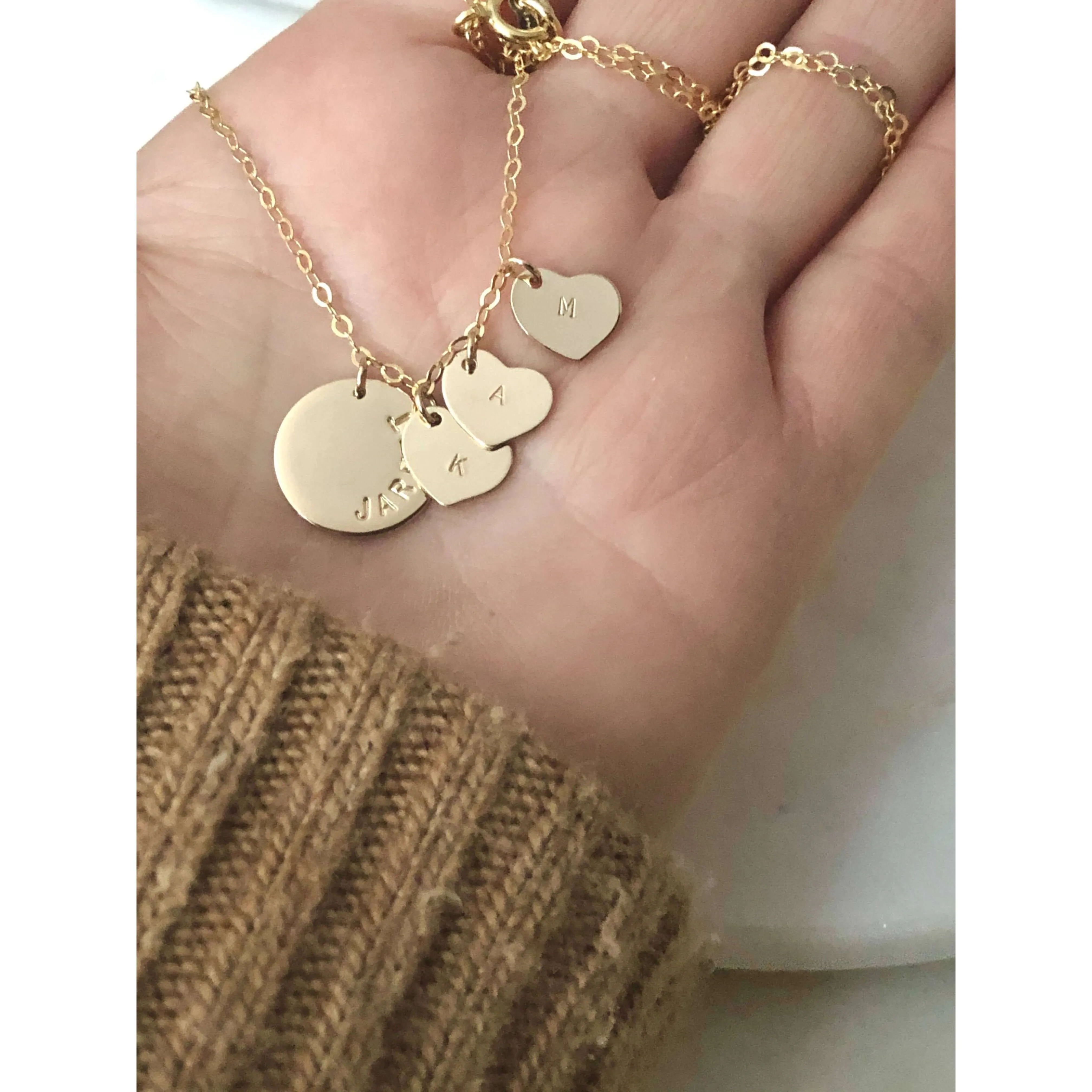 Family Heart Personalised Necklace