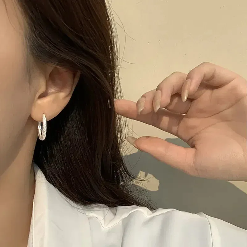 Fashion Jewelry Prevent Accessories Trendy Silver Allergy Vintage Party Strip Earring