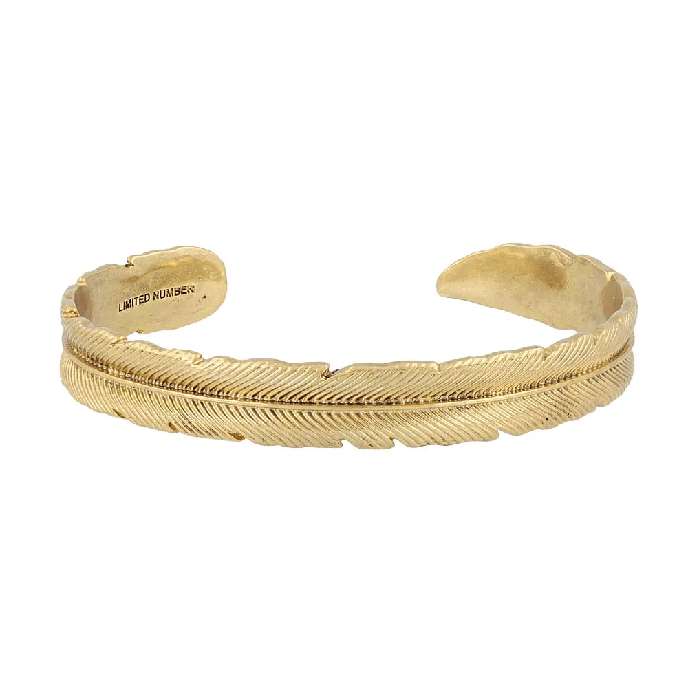 Feather Open Bangle