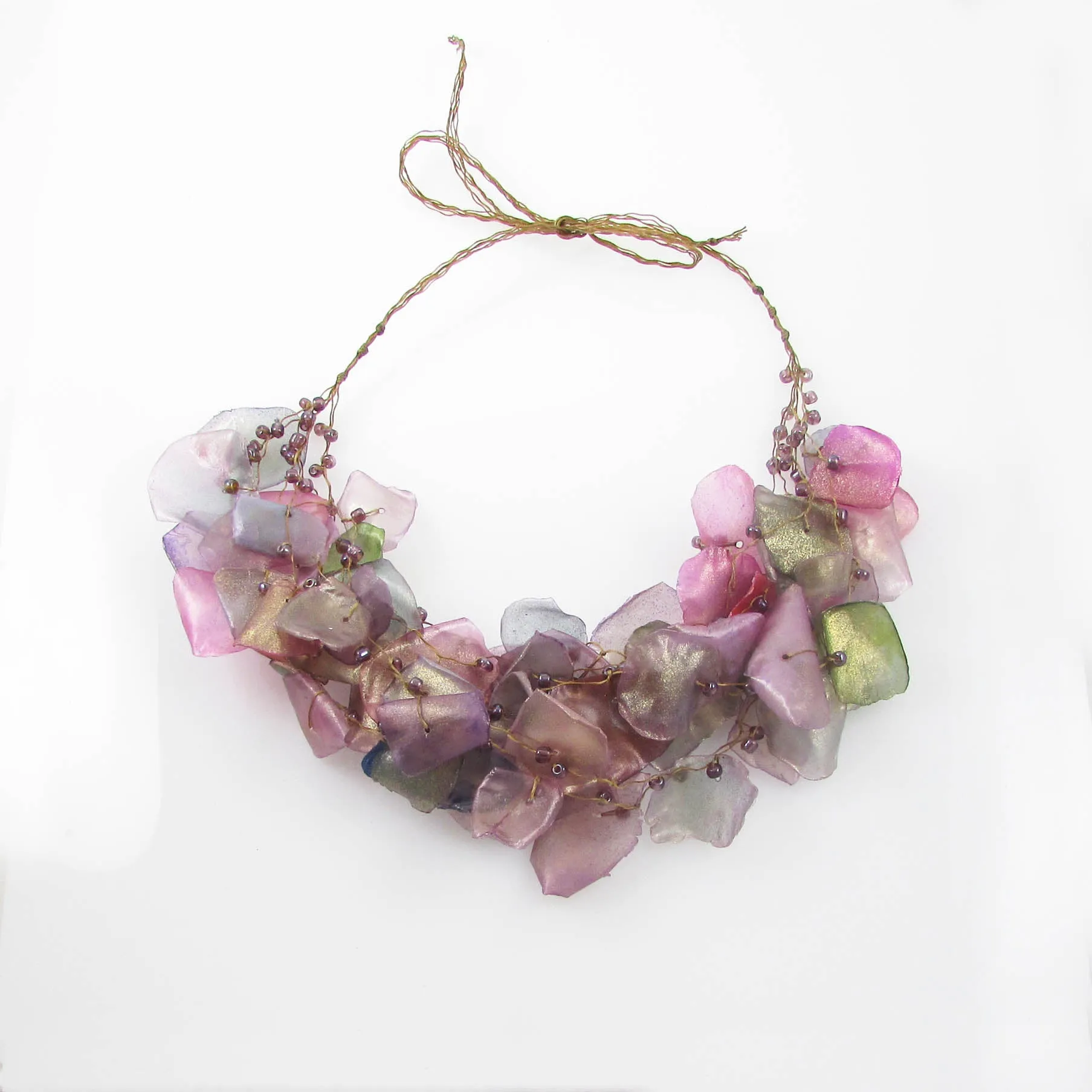 Fish Scales Earrings - Lilac