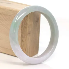 Genuine Burmese Purple Jadeite Jade Bangle Bracelet (61.0 mm) #T170