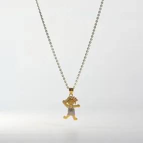 Gold Happy Girl Pendant Model-2007