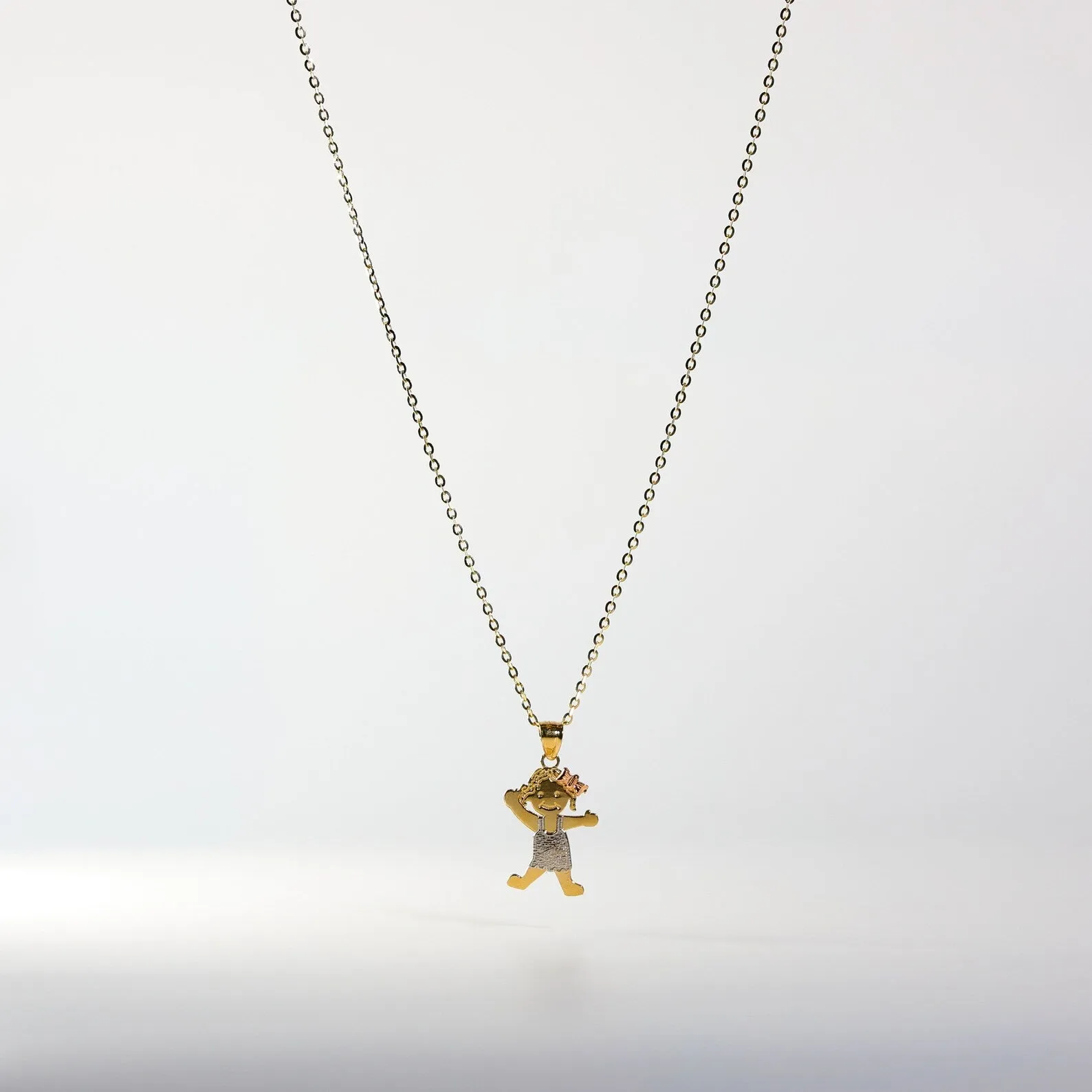 Gold Happy Girl Pendant Model-2007