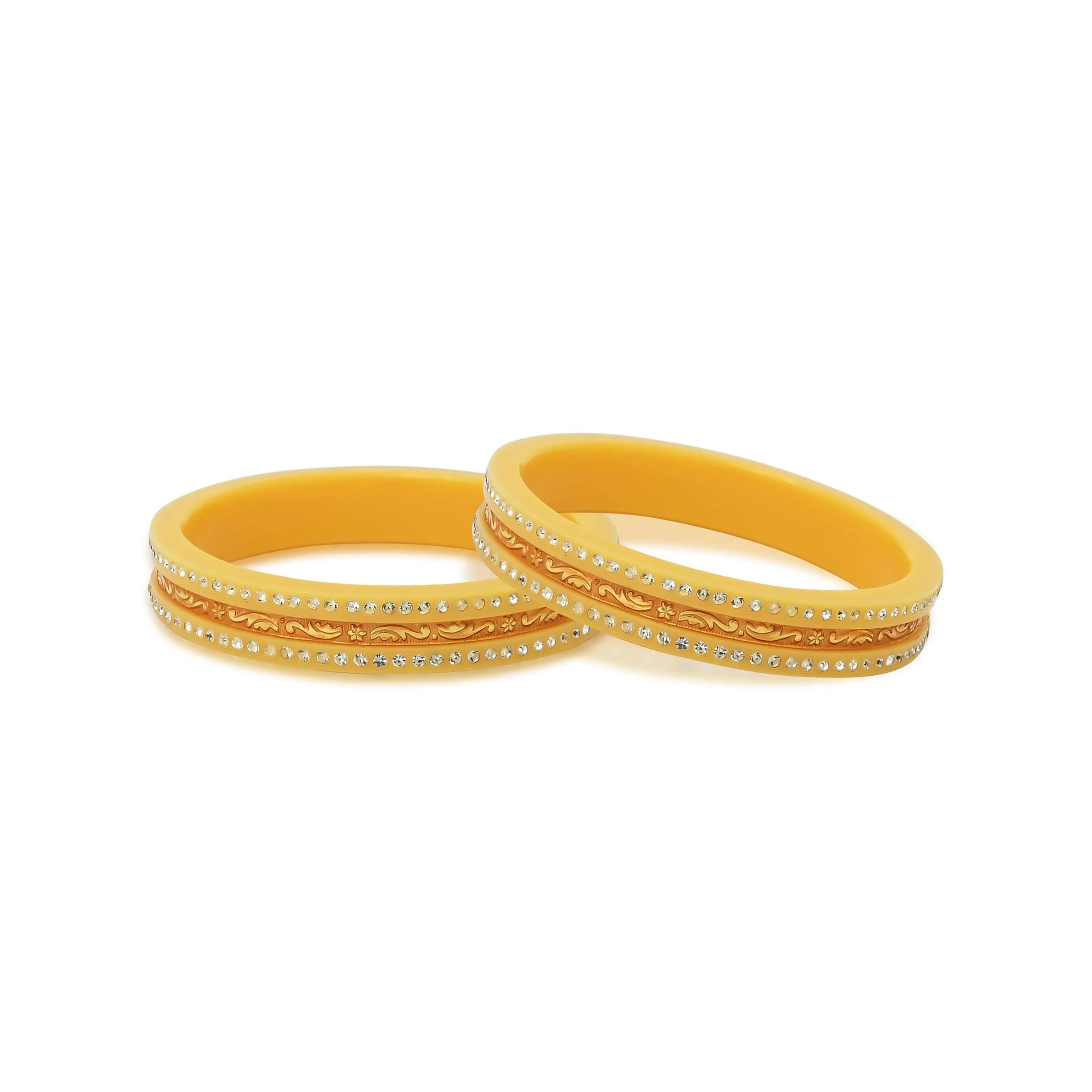 Gold Yellow Royal Design Bangle