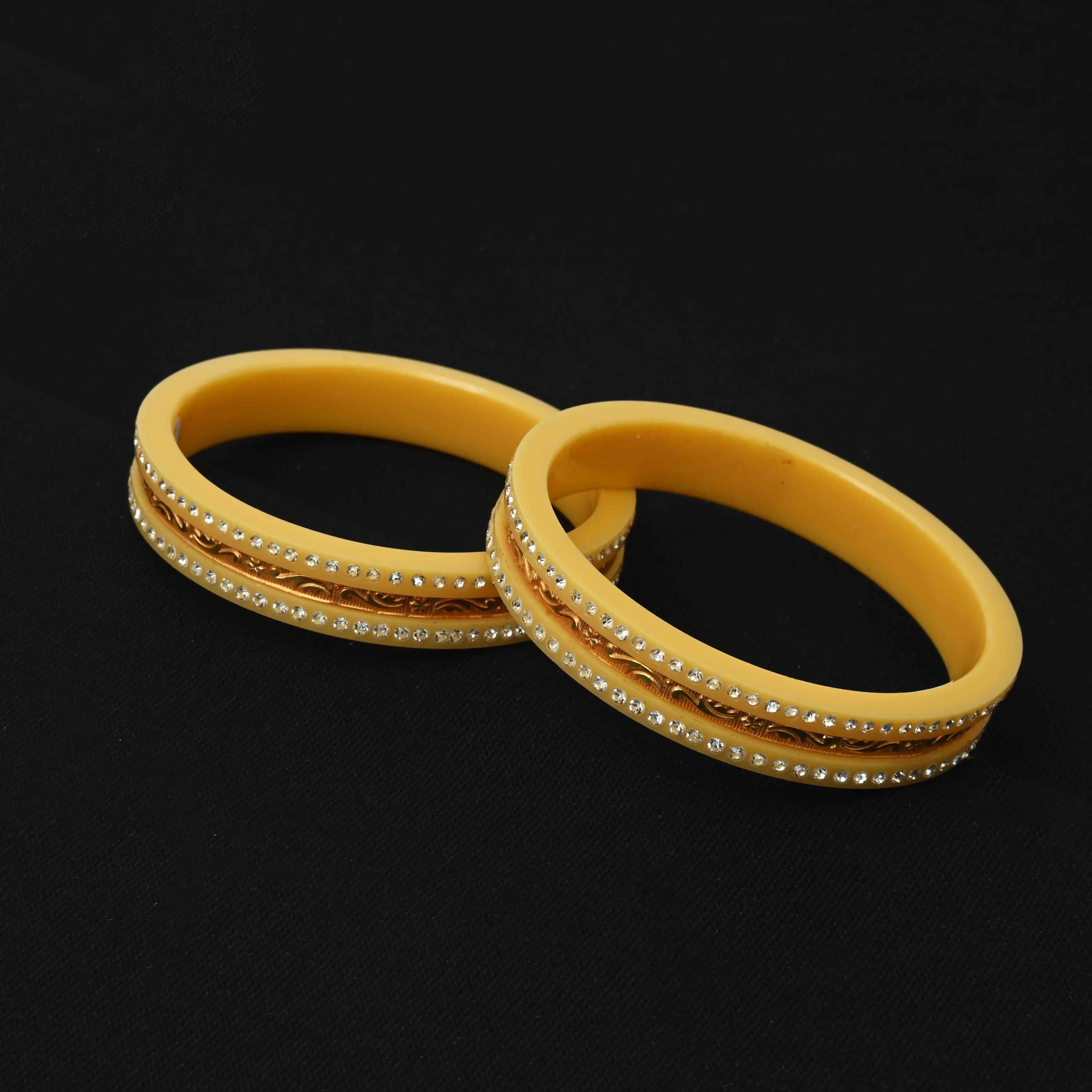 Gold Yellow Royal Design Bangle