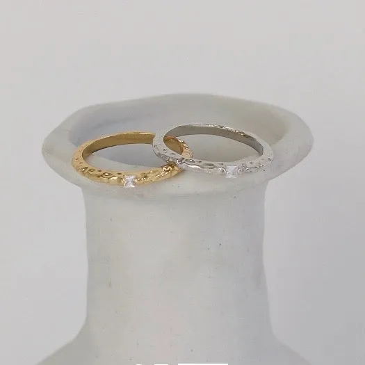Handcraft Zirconia Detailed Ring