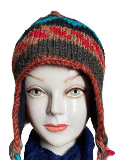 Handwoven Yak Wool Cap | Fleece inside