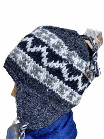 Handwoven Yak Wool Cap | Fleece inside