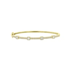Havana Diamond Bangle Bracelet