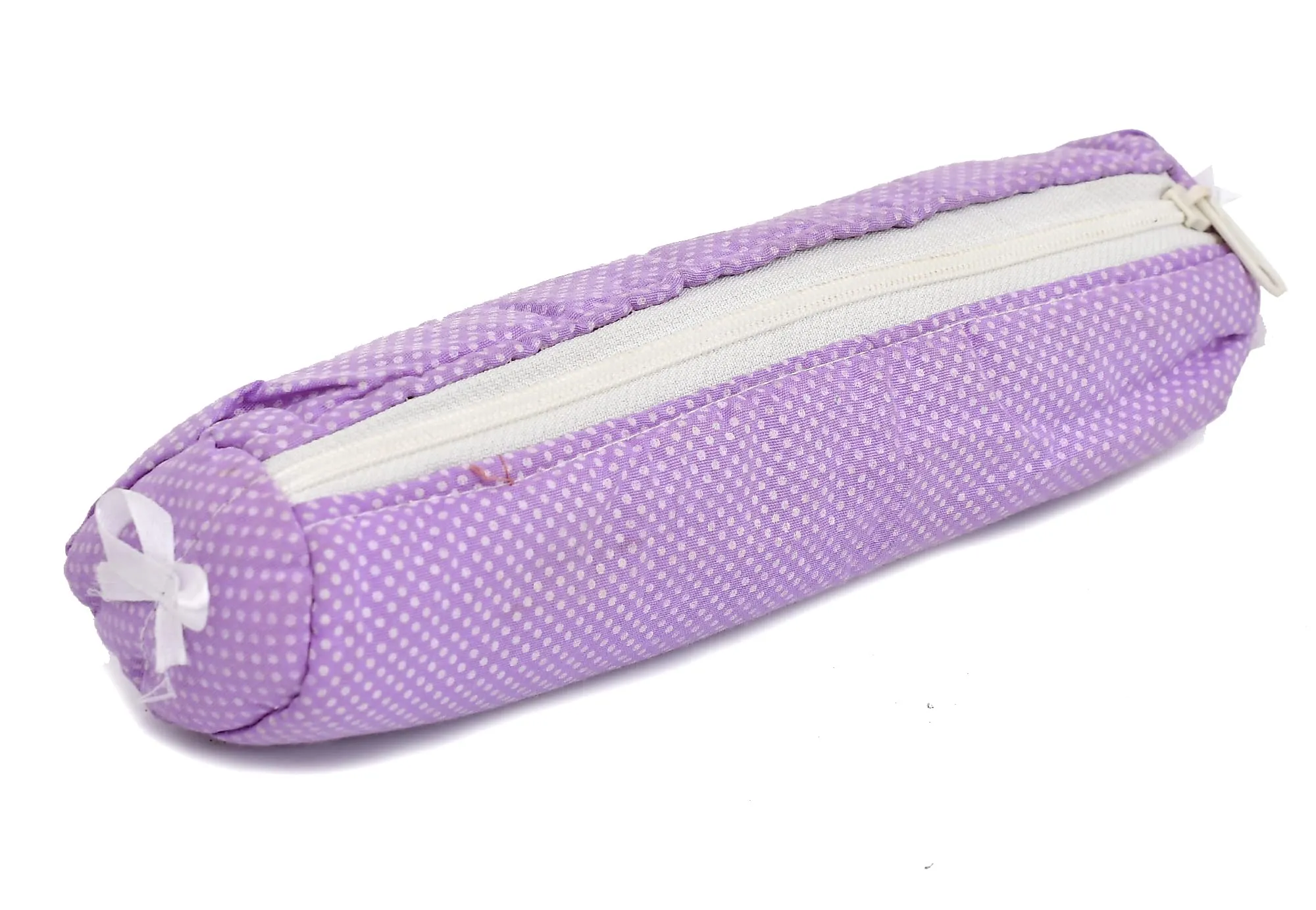 Heart Home Multipurpose Cotton 1 Rod Bangle Box/Organizer/Case with Zipper- Pack of 2 (Assorted)-49LUGH409