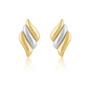 Heather Tow Tone Vintage Statement Earrings