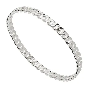 Hollow-Tube, Curb-Link Bangle