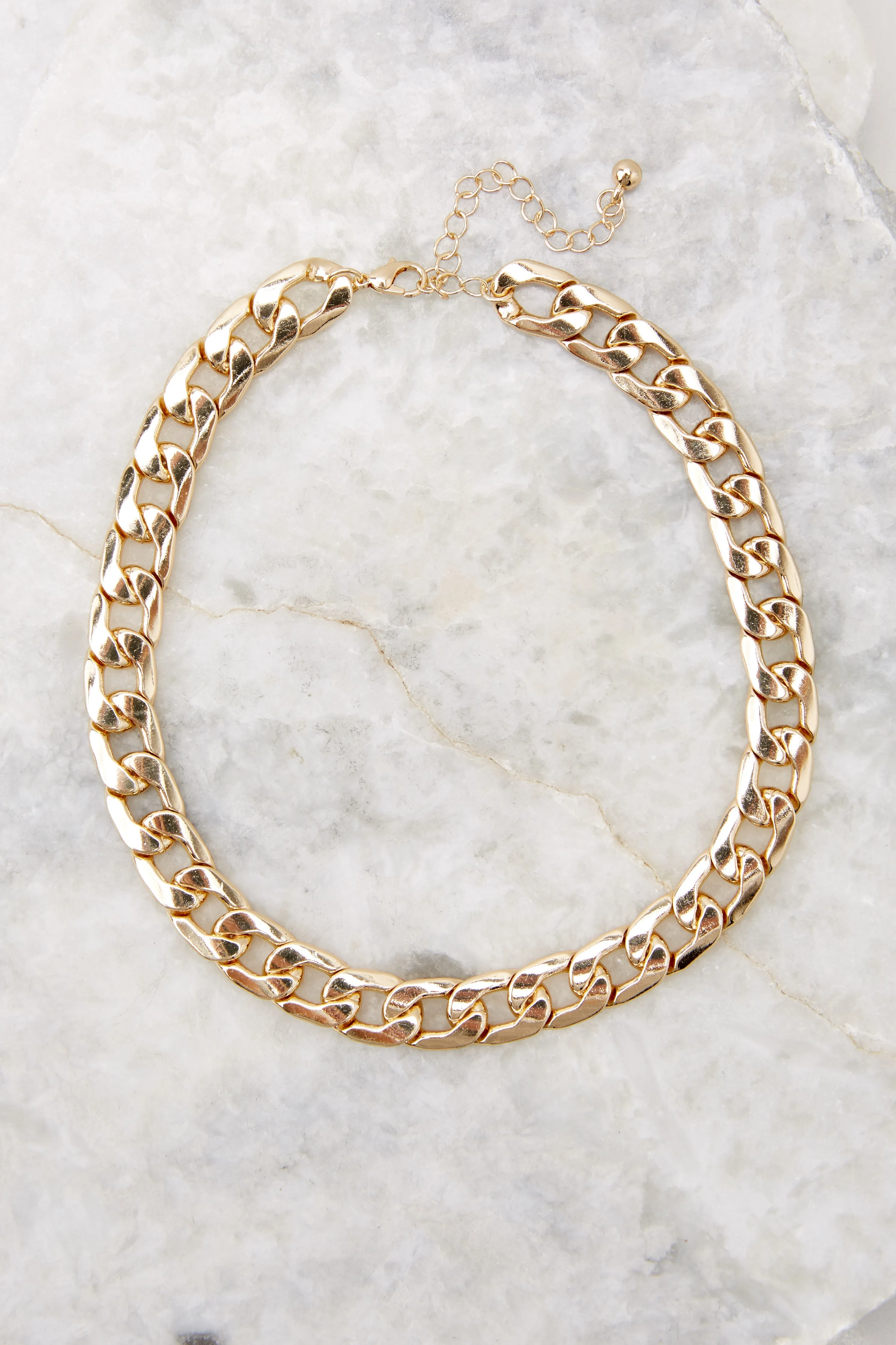 Interlocked Together Gold Necklace